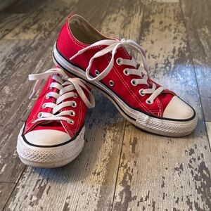 Converse Red and White Womens Sneakers